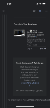 <support@qixuty.store> - Facebook Scam photo #1