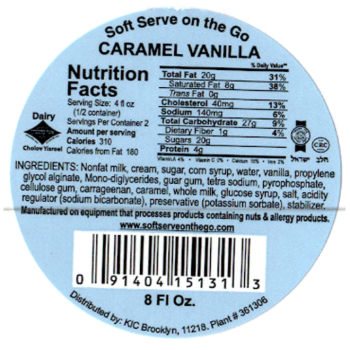 Food Recall Soft Serve on the Go frozen dessert cups - recalled due to Listeria monocytogenes The affected produ... Foto #2