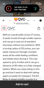 消费者安全报告 I just got rripped off by PPP Fansewage.com It said QVC so I thought it was legit. I bought a scoote... 照片 #9