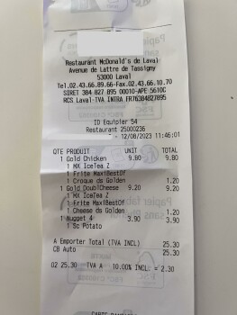 McDonald's, Avenue du Maréchal de Lattre de Tassigny, Laval, France foto #1