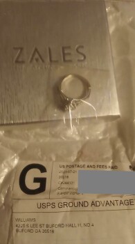 I am reporting I also received a ring after a purchase made online photo #1