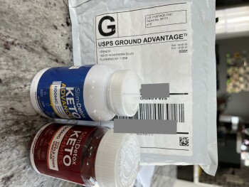 Unordered 2 bottles keto weight 照片 #1