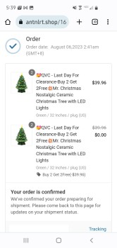 消费者安全报告 SCAM from Mark Cadicamo, I ordered 2 ceramic Christmas trees from QVC factory outlet, or so I though... 照片 #2