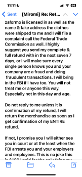 消费者安全报告 A legit complaint - Zanformo clothing This place is a scam first of all I never got an invoice when... 照片 #2