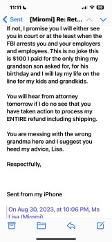 消费者安全报告 A legit complaint - Zanformo clothing This place is a scam first of all I never got an invoice when... 照片 #3