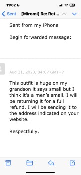 消费者安全报告 A legit complaint - Zanformo clothing This place is a scam first of all I never got an invoice when... 照片 #7