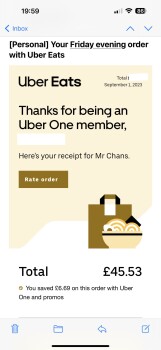 Uber Eats, Mr Chans, Clerkenwell Road, London, UK photo #1
