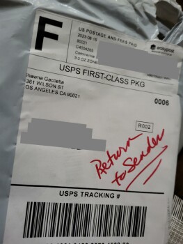 Consumer Safety Report Lady's Scarf From Shawna Gaccetta I received a lady's scarf, that I did not order. When I took it to... photo #2