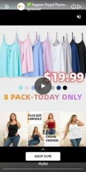 Rapport de sécurité du consommateur Phyllid Scam I ordered some tops and received an oversized silky hankie type thing.. cost of tops we... photo #3