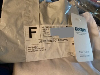 Unordered white shirt (Cyklas) Foto #1