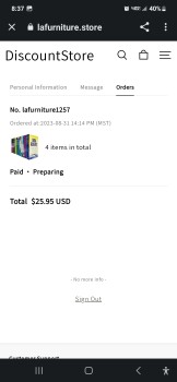 Consumer Safety Report Lafurniture Jhumat House 160 London L - Facebook I was scammed on Facebook on 8-31-2023
https://laf... photo #2