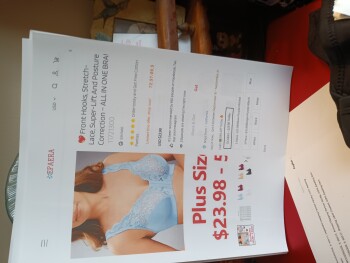 Relatório de segurança do consumidor Online Scam I had ordered a 5-pack of front closure bras from ABT*epaera.com, received this T-shirt... foto #2