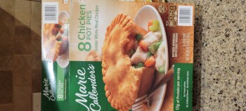 Bericht über die Lebensmittelsicherheit der Verbraucher Marie Callenders chicken pot pie, Sam's Club, Fort Meade, FL, USA We purchased a 8 pack box of Marie... Foto #2