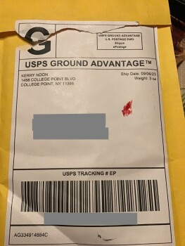 消费者安全报告 Unordered package from Kerry Noon Received a small package today with a typed note regarding a purch... 照片 #2