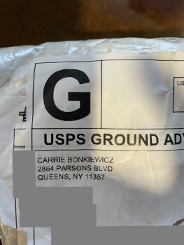 Consumer Safety Report An unordered package I received a pair of sunglasses and case from a Carrie Bonkiewicz in Queens, NY... photo #2
